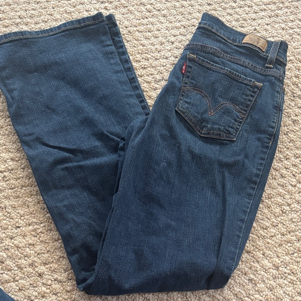 Levi's Dark Blue Denim Jeans